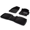 TruFit 3D Kagu Full Set Black Carpet Floor Mats with Drivers Anchor Points fits Toyota Aurion 2012 - 2017
