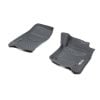 TruFit MaxTrac Front Black Rubber Floor Mats with Drivers Anchor Points fits Toyota Land Cruiser 78 Troop Carrier & 79 Series Single Cab 1998 - On