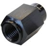 Aeroflow Fuel Pressure Gauge Adapter GM LS Engines -4AN female to 1/8in NPT Black AF146-02BLK