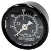 Aeroflow 1-1/2in 30 psi Pressure Gauge Black Face White Pointer 1/8in NPT Male Thread AF30-2210