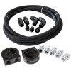 Aeroflow Universal Oil Cooler Line Kit 3m Braided Hose universal oil filter sandwich plate AF30-4000