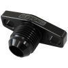 Aeroflow Turbo Drain Adapter -10AN ORB outlet 38-44mm bolt centre Black AF463-05