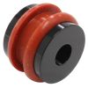 Aeroflow Replacement Soft Hi-Temp Bushing & Alloy Insert Kit Black AF59-4103BLK