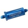 Aeroflow Long Inline Fuel & Oil Filter -4AN Blue AF607-04