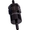Aeroflow 30 Micron Billet Fuel Filter 5/16in Barb black 2in Length AF610-05BLK