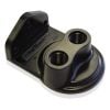 Aeroflow Billet Remote Oil Filter Head -8 ORB Top entry Black AF64-2075