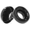 Aeroflow Intake Bellmouth Black4in Mount x 6in O. D AF64-4071BLK
