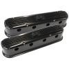 Aeroflow Billet Aluminium Retro 2-Piece LS Valve Covers Black AF64-4110BLK