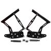 Aeroflow Billet Bonnet Hinge Kit Black AF64-4129BLK