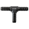 Aeroflow Aluminium Barb T-Piece Black 3/8in 10mm AF64-4205BLK