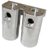 Aeroflow Billet Universal Dual Air / Oil Separator Polished Finish AF64-4364