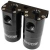 Aeroflow Billet Universal Dual Air / Oil Separator Black AF64-4364BLK