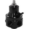 Aeroflow AF66-2060BLK 2000HP EFI Fuel Pressure Reg 4 Port -8ORB E85 Safe Black