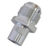 Aeroflow AF708-10-01S Press-in Breather Adapters -10AN fits Nissan Silver