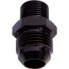 Aeroflow Water Inlet/Outlet Male -8AN to M14 x 1.5mm Fitting Black AF732-08BLK