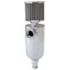 Aeroflow Universal Breather Tank Polished With Single -12 ORB Port & Stainless Breather AF77-1028