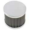 Aeroflow Stainless Billet Breather with -8AN Female Thread Polished Finish AF77-2002