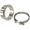 Aeroflow Turbine Outlet Flange & V-Band Stainless AF8080-1008