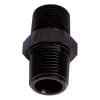 Aeroflow NPT Male Coupler 1/8in Black AF911-02BLK