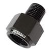Aeroflow NPT Pipe Reducer 1/8in to 1/4in Black AF912-02-04BLK