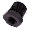 Aeroflow NPT Pipe Reducer 1/4in to 1/8in Black AF912-04-02BLK