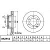 Bendix BR2952 ULT4WD Pair Ultimate Brake Disc Rotor 288.5mm