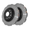 DBA DBA42806WXD Pair 4000 Series Wave Cross-Drilled & Dimpled Brake Disc Rotor 312mm