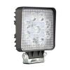 LED Autolamps FL1 LED Square Work Lamp Flood Beam 9-32V 27 Watt 9 LEDs Black Housing
