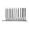 Kincrome Hex Socket Set Long Series 11pc 1/4 & 3/8 Drive Metric K5223
