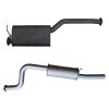 Manta Exhaust Cat Back System fits Falcon BA/BF 6 Cylinder Ute Dual Muffler MKFD0130