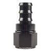 Raceworks Push Lock Hose End AN-12 straight RWF-401-12BK