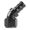 Raceworks Push Lock Hose End AN-10 45deg RWF-402-10BK