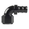 Raceworks Push Lock Hose End AN-8 90deg RWF-403-08BK