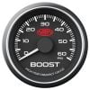 SAAS SG-TBD52B2 Boost Gauge Diesel 0-60 psi 52mm Black Muscle Series
