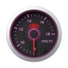 SAAS SG21250 Volt Gauge 8v-18v 52mm Black Street Series