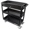 Aeroflow Workshop Trolley 3 Tier Lockable Drawer Black AF98-2032