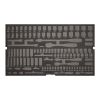SP Tools EVA Foam Tool Storage 122pc Metric/SAE Sockets SP50908