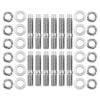 Aeroflow Ttianium 6 Point Hex Header Stud Kit suit Ford Falcon with Inline 6 Cylinder Barra Engine AF3699-1401