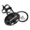 Aeroflow Billet Low Profile Triple 40mm Fuel Pump Hanger Black AF64-4056BLK