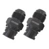 Aeroflow Screw In Cover Breather Adapter Black fits Ford Coyote AF708-10-09BLK
