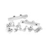 Aeroflow AF64-2258S Top Feed Conversion Billet EFI Fuel Rail Silver fits Subaru EJ20