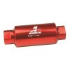 Aeromotive 10 Micron HighFlow Fuel Filter 10 Ports. Red Anodized Finish ARO12301