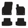 RubberTree Luxury Carpet Car Floor Mats fits Audi Q2 2017-on AU052LXBL