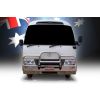 ECB Silver Hammertone Deluxe 3 Bullbar fits Toyota Coaster 08/07-01/17 B3TO0016SYZ