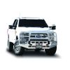 ECB Polished Winch Bullbar with Bumper Lights fits Ford F350 Super Duty EX Limited MY17-On BF28SYP