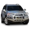 ECB Black Ripple Bullbar with Bumper Lights fits Holden Captiva 7 Series 2 Sensor Model 03/11-12/15 BH125SYB