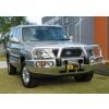 ECB Black Ripple Bullbar with Bumper Lights fits Hyundai Terracan 11/01-06 BHU46SYB