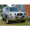 ECB Textura Black Bullbar with Bumper Lights fits Hyundai Terracan 11/01-06 BHU46SYM