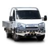 ECB Black Ripple Bullbar with Bumper Lights fits Iveco Daily 45C 02/12-12/14 BI38SYB