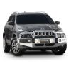 ECB Textura Black Bullbar with Bumper Lights fits Jeep Cherokee KL Ex Trailhawk 06/14-12/18 BJ55SYM